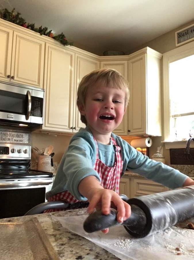 Gram &amp; Tot christmas baking 1